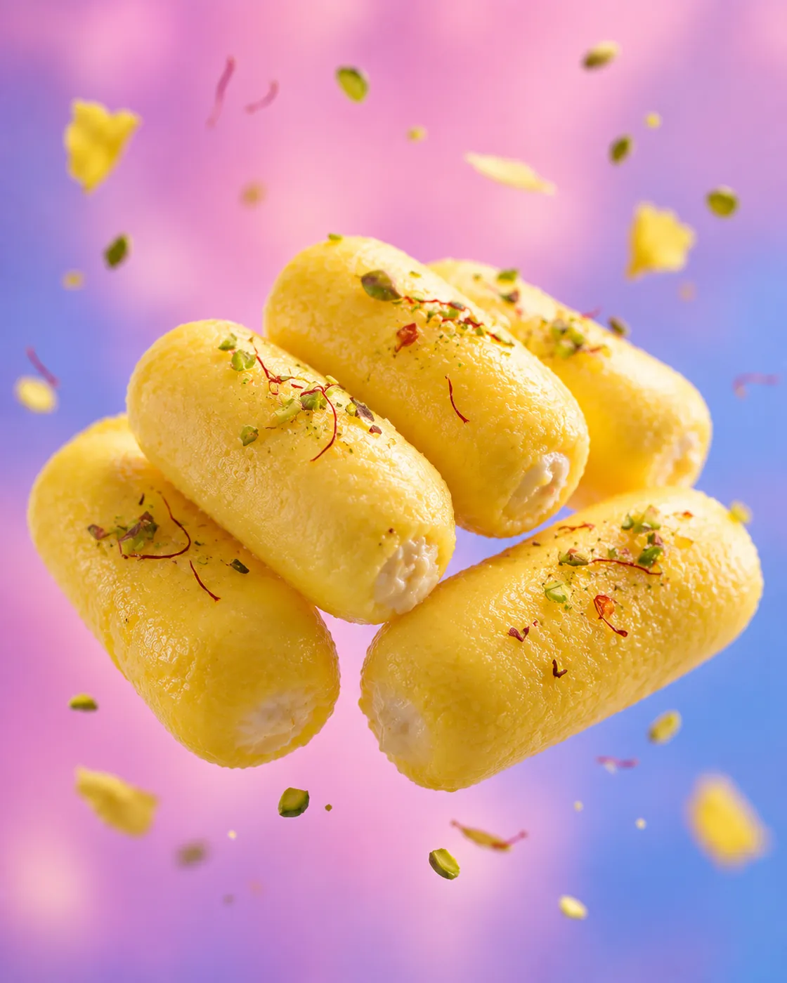 Warm tradition,
ready in seconds — handcrafted Rangeela Indian mithai